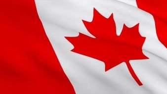 4 Counting Dots Canadian Flag drawing