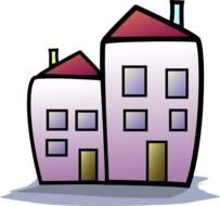 Apartment Building Clip Art N12