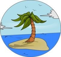 Island Clip Art drawing