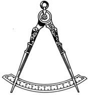 Masonic Symbols as a graphic illustration