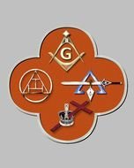 masonic signs in orange clover leaf
