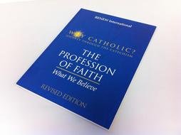 Catholic book, template, Profession Of Faith
