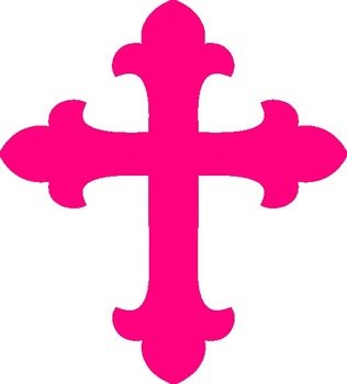 Pink Cross Clip Art N8