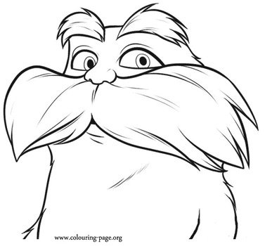 Dr Seuss Lorax Coloring Pages