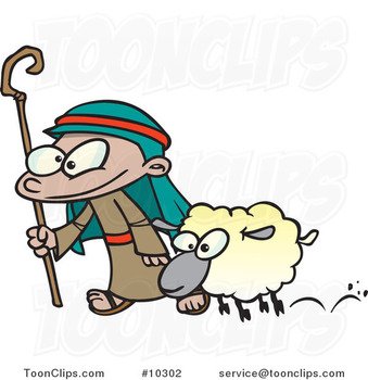 Shepherd Sheep Clip Art N3