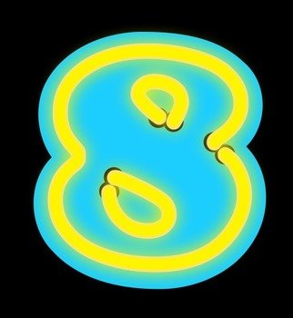 Numbers Clip Art N41