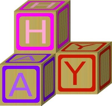 Baby Blocks Clip Art N16