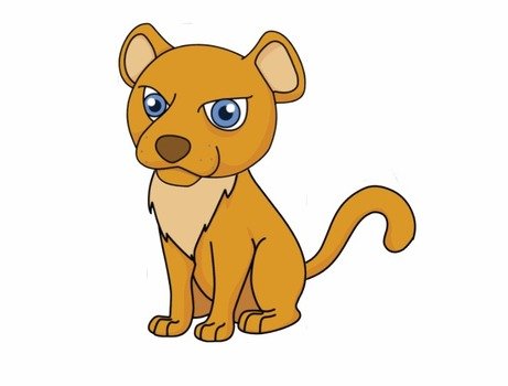 Cartoon Cat Face Clip Art N15