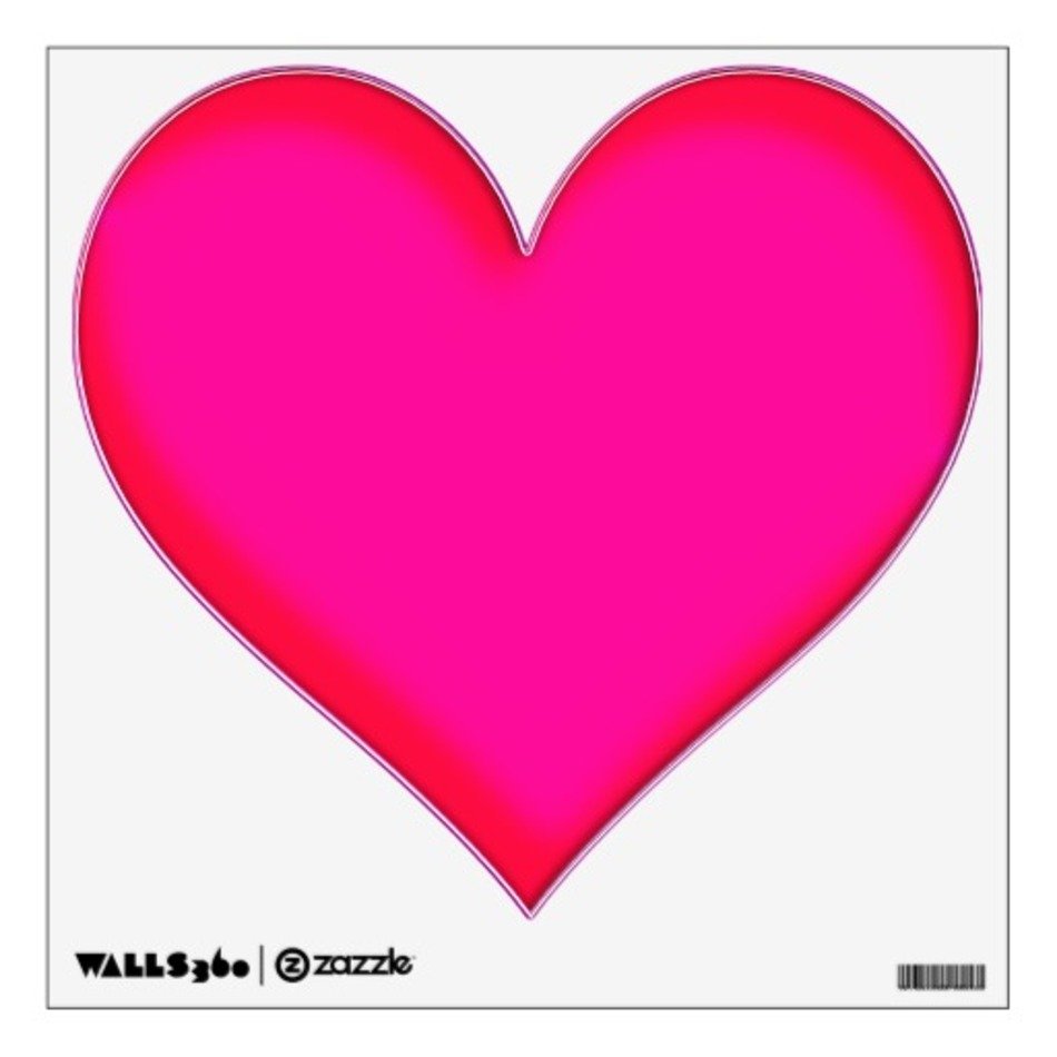 Hot Pink Love Wall Decals