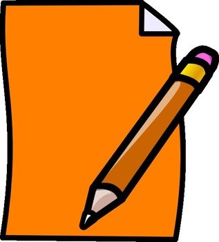 Pencil And Paper Clip Art N7