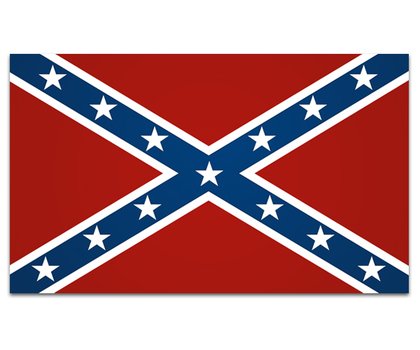 Confederate Flag Truck Decal
