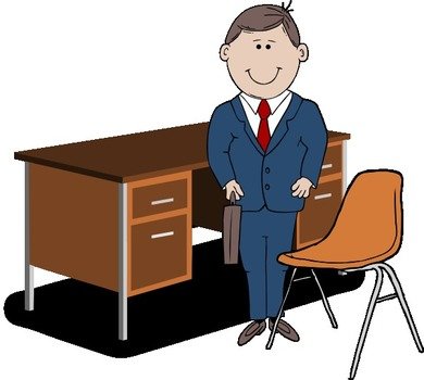 Teachers Desk Clip Art N8
