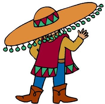 Cartoon Sombrero Clip Art N4