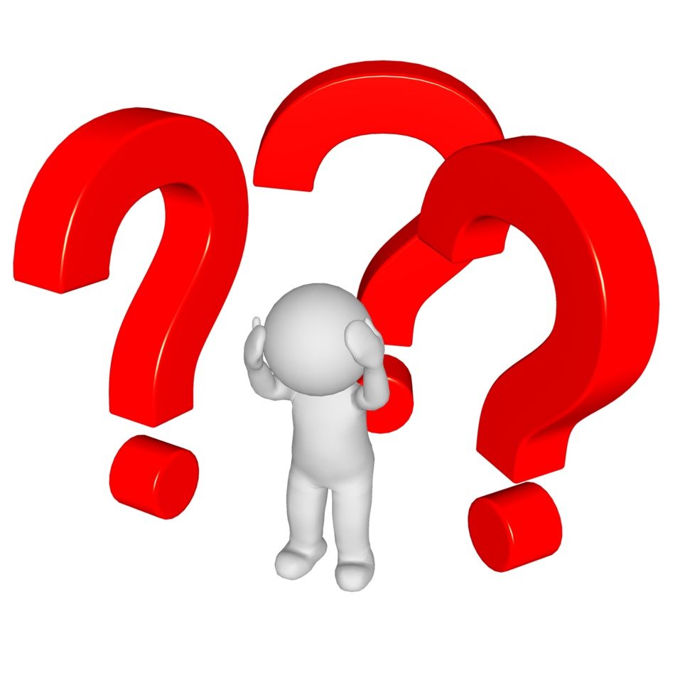 Ä°llustration of Man With Questions