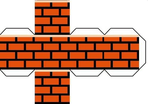 Super Mario Brick Block Template