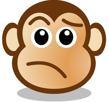 Cartoon Confused Face Clip Art