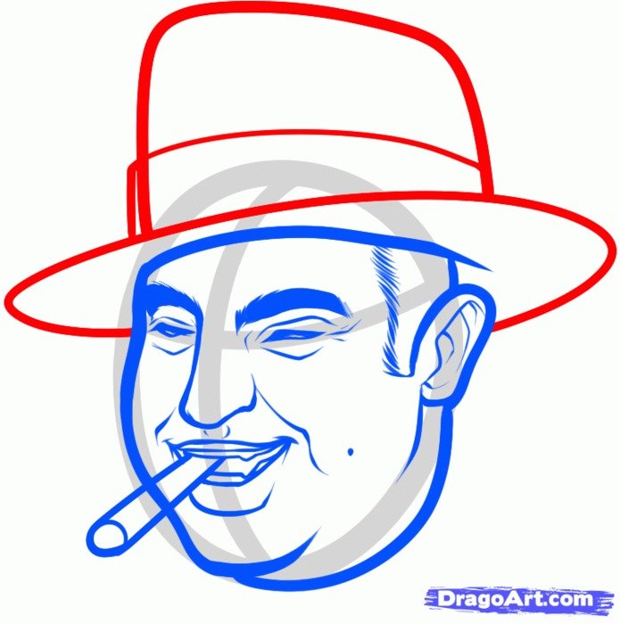 Al Capone Drawing N2