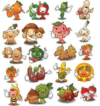 Cute Cartoon Vegetables N3