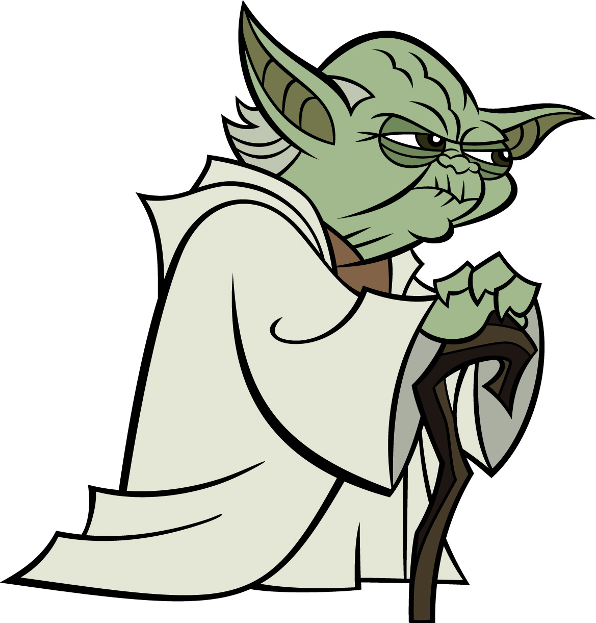 Star Wars Yoda Cartoon drawing free image download