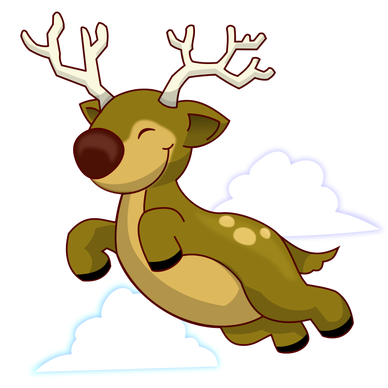 Christmas deer outdoor