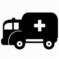 Ambulance Car Delivery Transportation Travel Vehicle Icon