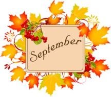 September Clip Art N5