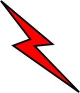 Lightning Bolt Clip Art N24