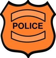Cartoon Police Badge N2
