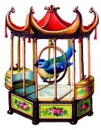 Bird Cage Clip Art drawing