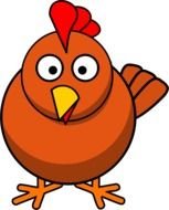 Cartoon Chicken Clip Art N22