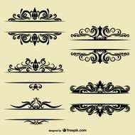 Free Vintage Text Divider Clip Art