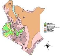 Kenya Climate Map
