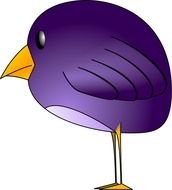 Purple Bird Clip Art N3
