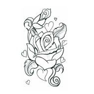 Heart Drawings With Roses