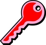Skeleton Key Clip Art N8