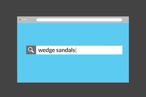 "Wedge Sandals" search clipart