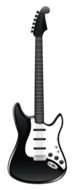 Black And White Guitar Clip Art darwing