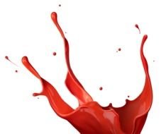 red wine Splash drawing