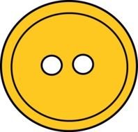 Yellow Button Clip Art N2