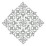 Kolam Designs With Dots