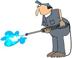 Washer Pressure Washing Clip Art
