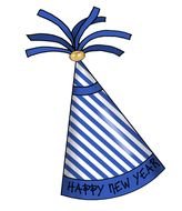 Happy New Year Party Hats N2