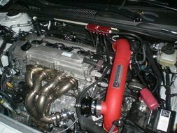 Scion TC Turbo Kit In The Car