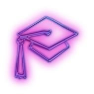Purple Graduation Cap Clip Art N2