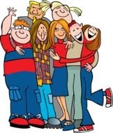 Group Hug Clip Art N6