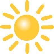 Sunny Weather Clip Art N9