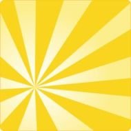 Yellow Background Sun Rays Clip Art