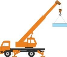 Crane Truck Clip Art N3