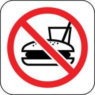 No Food Signs Clip Art