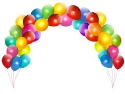 Balloon Arch as picture for clipart